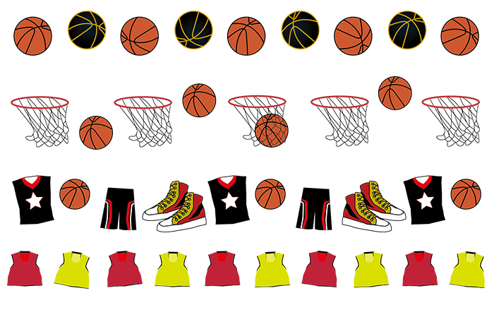 12月21日はバスケットボールの日 バスケットボールのイラスト素材セット 特集 デジナーレカフェ